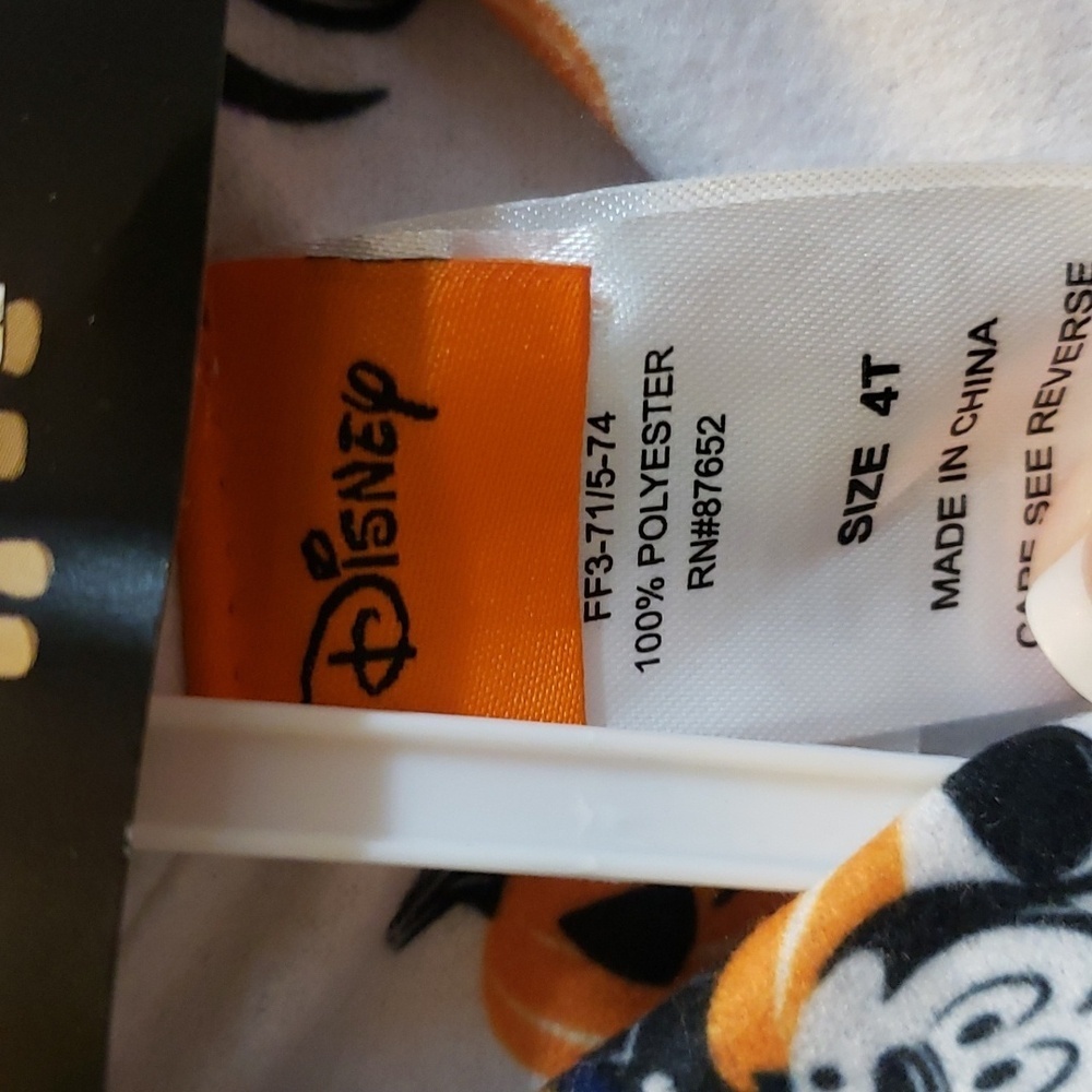 Disney Mickey and Minnie with Pumpkins Halloween Pajama Set - Picture 6 of 6